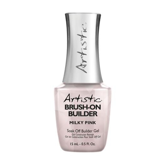 Brush-On Gel - Milky Pink - Fırçalı Jel 15ml
